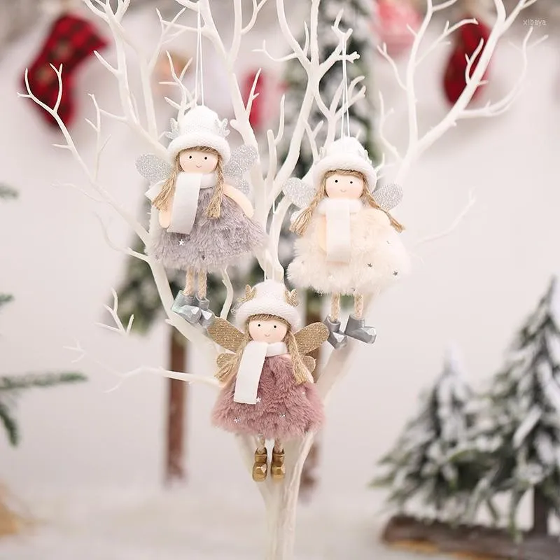 Decorazioni natalizie Decorazione Noel 2022 Pendenti con angeli Albero Anno Regali di Natale Ornamenti