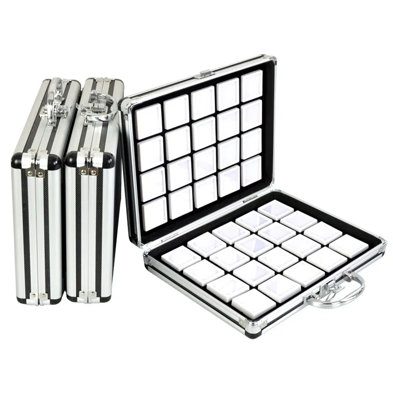 宝石 12/20/60の宝石用の小さな旅行ジュエリーボックス、ポータブル