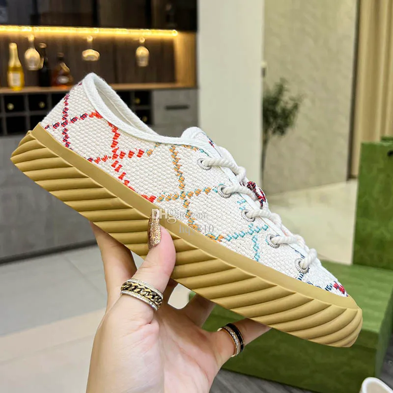 Designer shoes women Men`s maxi sneaker Breathable canvas shoes Size 35-46 model HX01