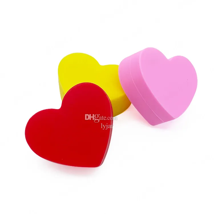 10 -stcs/lot 17 ml hart unieke vorm siliconen container kleurrijke containers rookinstallatie wax dab voor groothandel en detailhandel
