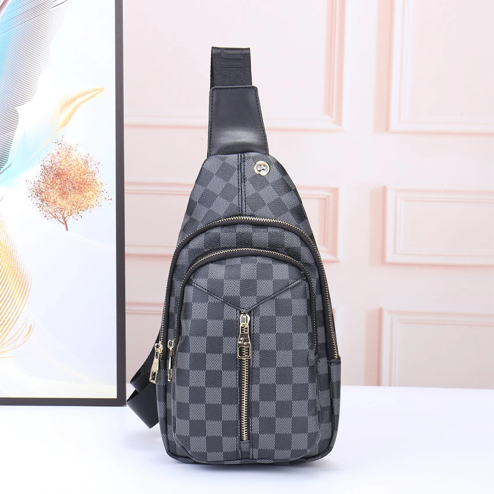 Designer de luxo Men Saddle Saco de Bolsa Feminina Viajar