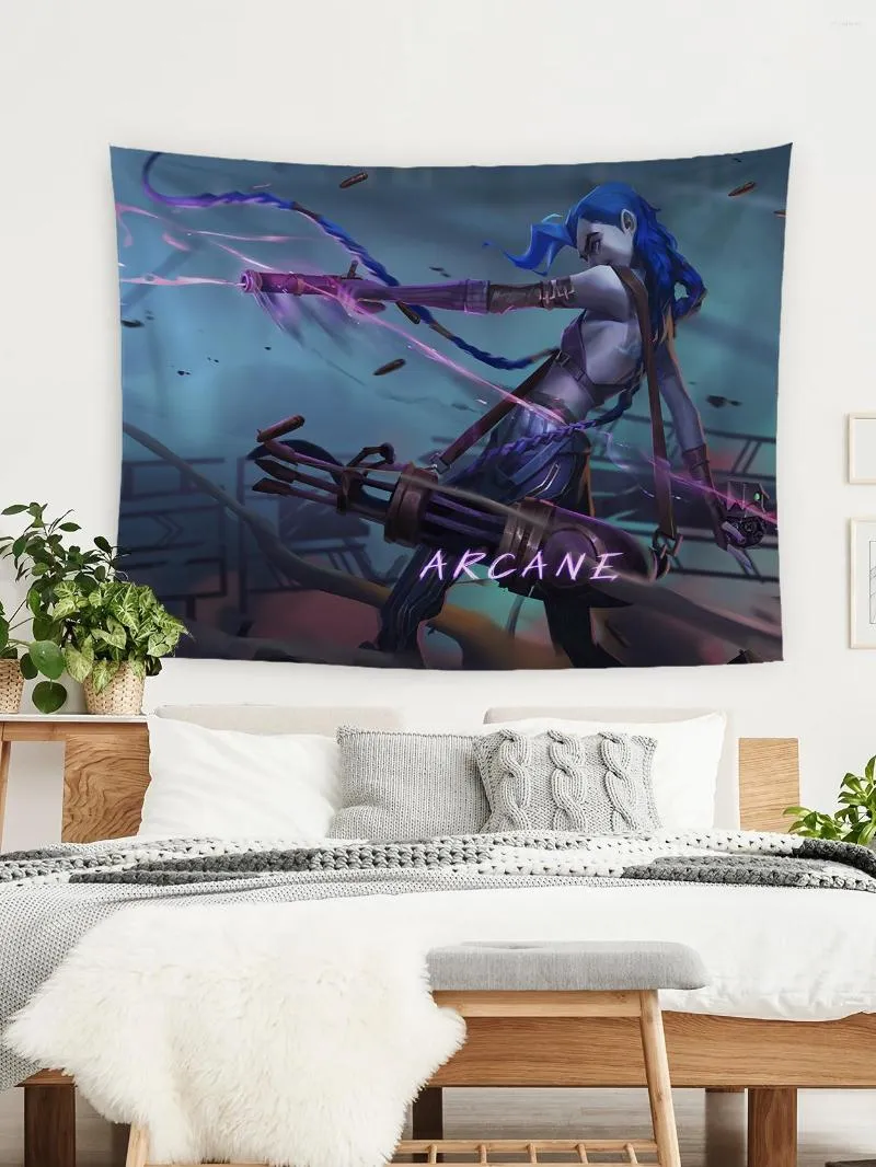 Tapestries Game Character Tapestry Wall Carpets League of Legends Slaapkamer Art Home Decoration accessoires
