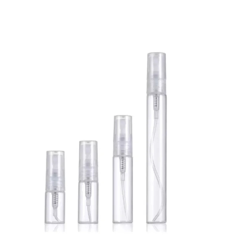 2ml/3ml/5ml/10ml Mini Refilable Spray Perfume Bottle Glass Travel Empty Atomizer Bottles Cosmetic Packaging Container
