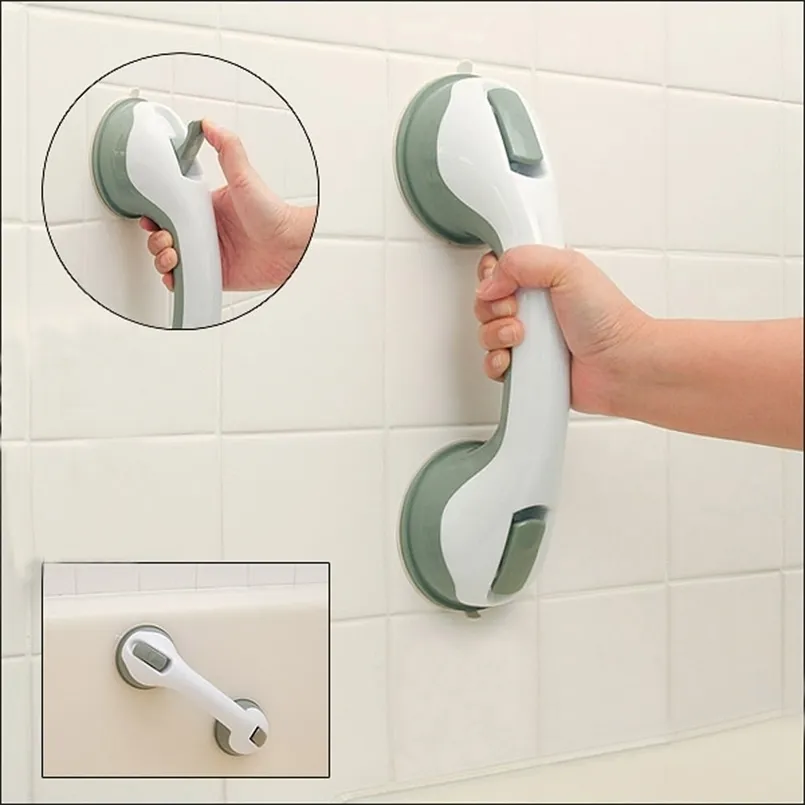 Other Bath Toilet Supplies room Suction Cup Handle Grab Bar for elderly Safety Shower Tub room Nonslip 221007