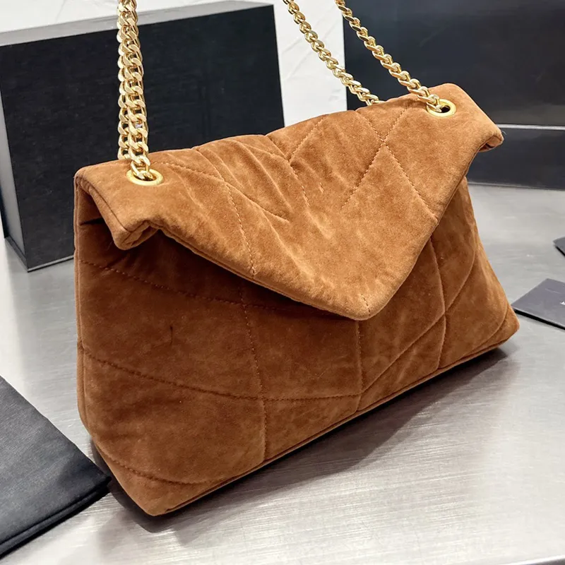 Loulou outlet puffer suede