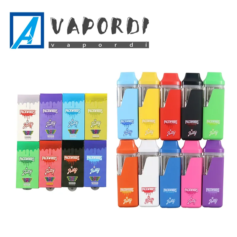 ₩3,174에서 Packwoods Runtz 일회용 vape 펜 E 담배 키트 1ml 세라믹 코일 포드 280mAh 충전식