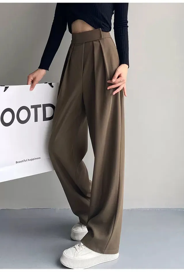 Womens Pants Capris Jielur Brown Wide Leg Women... From 14,4 | DHgate Womens Pants Capris Jielur Brown Wide Leg Women... From 14,4 | DHgate