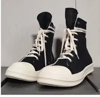 Canvas Boots 2022 Spring Rick Breathable Women Booties Black White Ankle Boots For Men Owen Lace Up High Top Female Board Retro Shoes 066