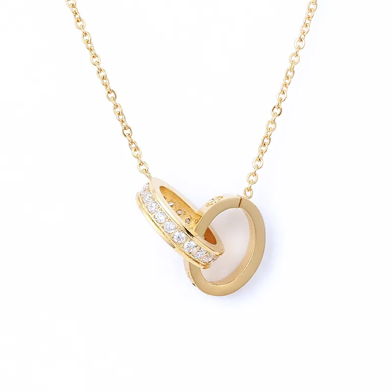 18k Gold 304 Stainless Steel Lockets For Women And Men Necklace For Girlfriend Mother's Day Gift Without Box
