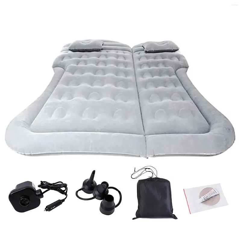 インテリアアクセサリーカーエアマットレス旅行睡眠ベッドキャンプ普遍的なSUVのためのインフレータブル2つの枕で拡張
