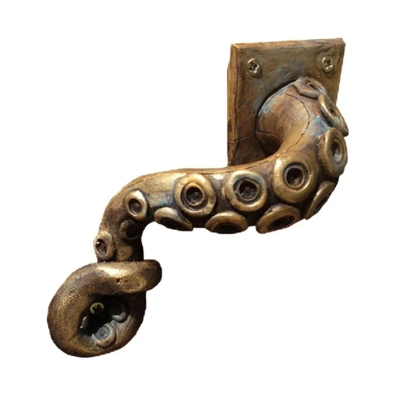 Handles Pulls Vintage Octopus Door Knob Animal Style Outdoor Hook Ancient Furniture Drawer Pull Hardware Bar Handle 221007