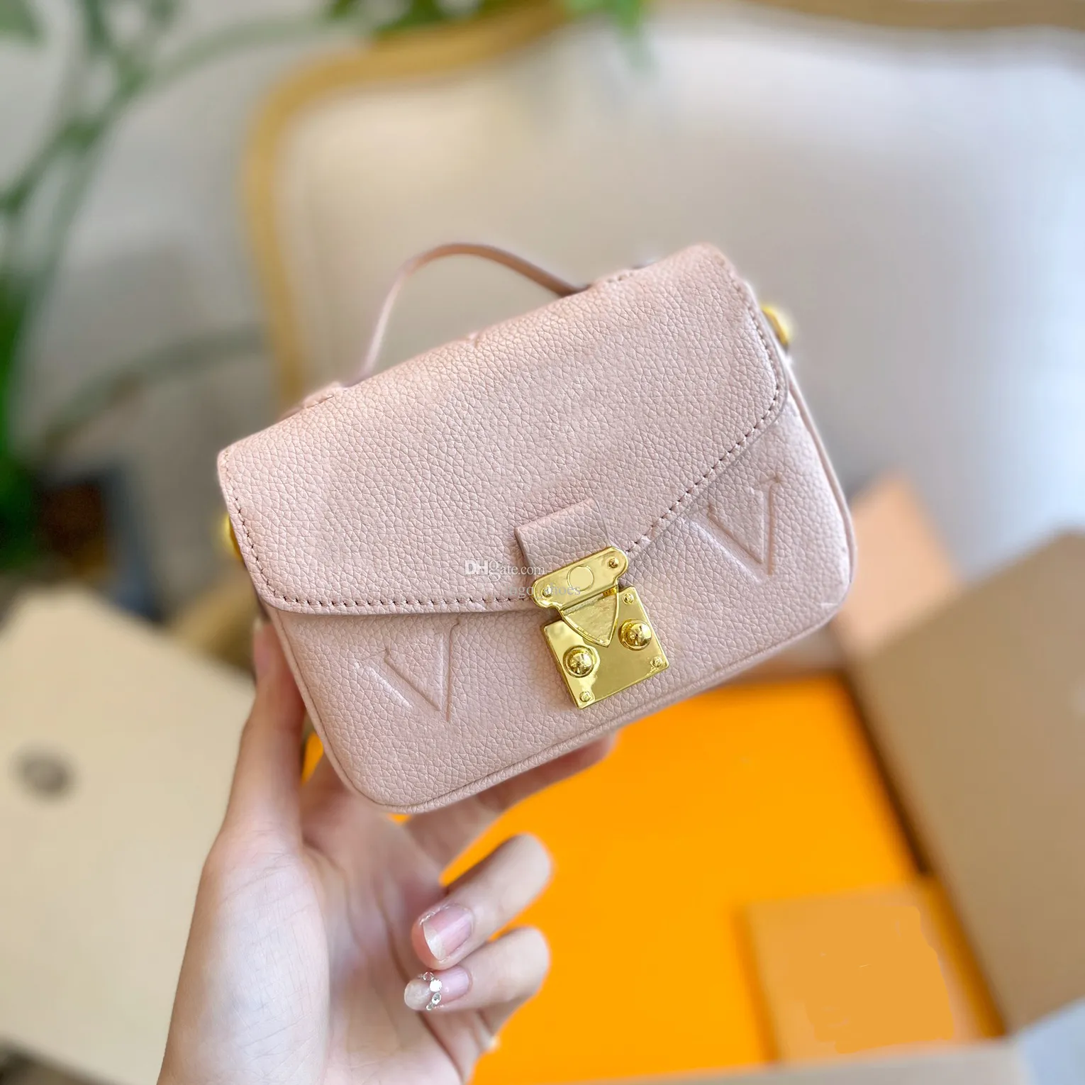 Cute Mini Chain Bags Designer Postman Bags Candy Color Clutch Totes Women Underarm Bag Handbags With Box