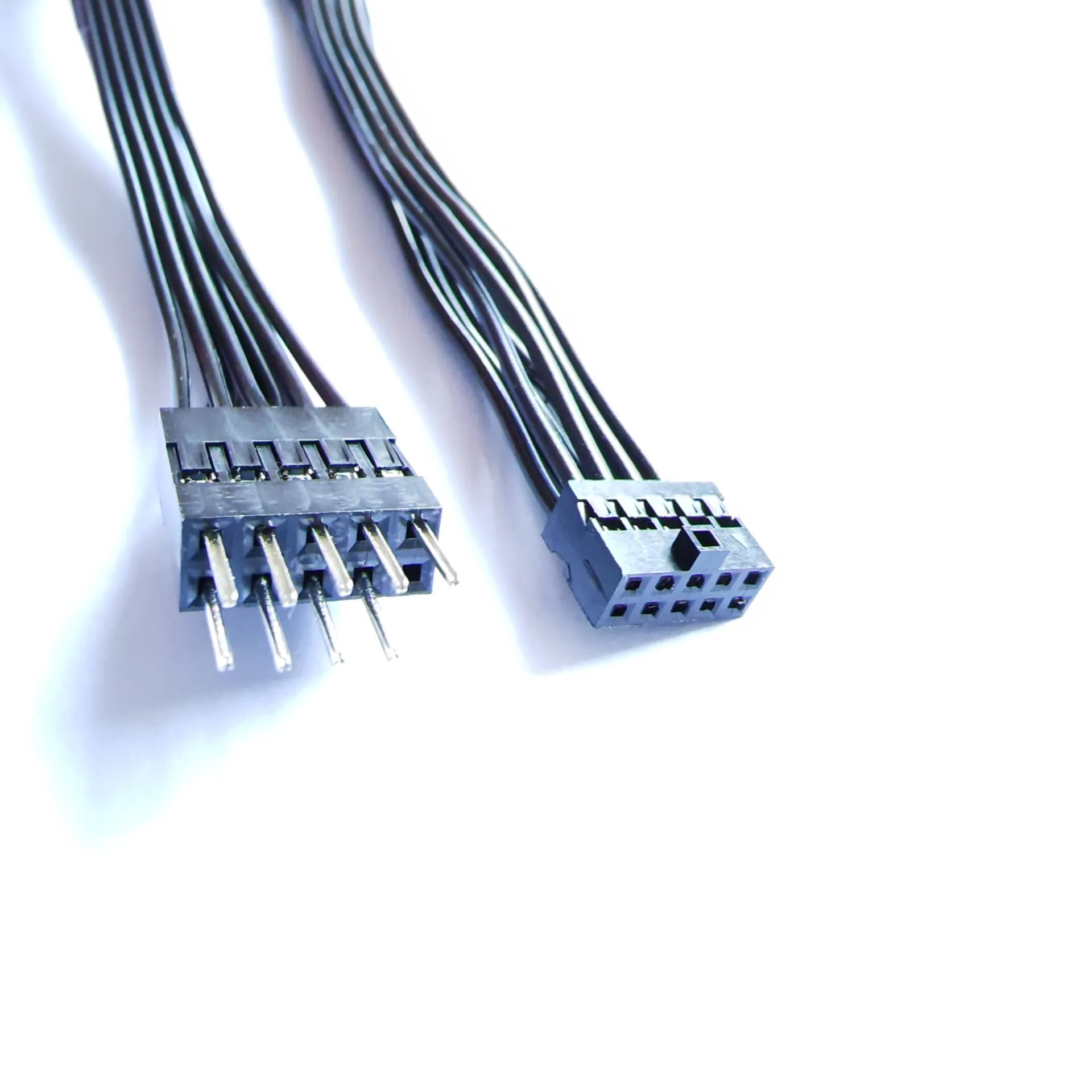 2-Pack HD Audio Converter Cable – 9-Pin Female To 13-Pin Male For Lenovo Motherboards