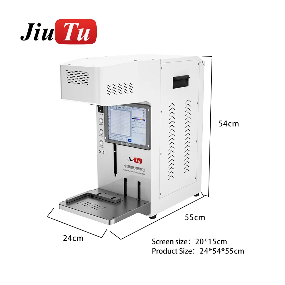 Achterkant Laserscheidingsmachine voor mobiele telefoon Schermglasreparatie Achterglazen Scheiding Gravure Letters DIY Jiutu