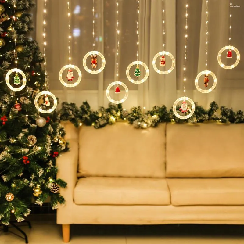 Cuerdas, guirnalda de luces de hadas USB, cadena Led, decoración navideña para habitación de niños, árbol, hogar, jardín, año 2022