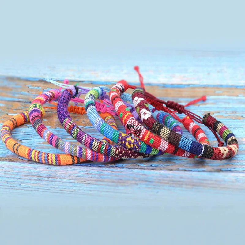 Fabric bracelets handmade discount