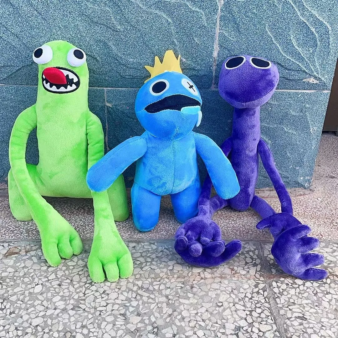 Rainbow Friends Plush Toy Cartoon Game Character Doll Kawaii Blue Monster  Soft Stuffed Animal Toys for Children Christmas Gifts