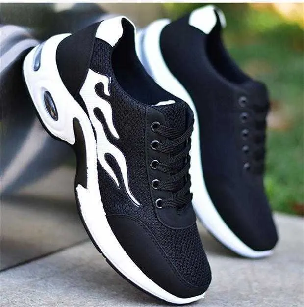 Wholesale Classic Sports Outdoor Casual Shoe Men Trainers Lace-Up Comfortable All-Match Sneakers 014
