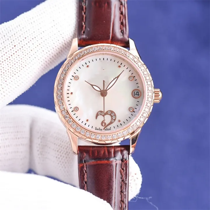 Montre de luxe pour femmes, 33mm, mouvement mécanique automatique, perle fritillaria, cadran de luxe, montres-bracelets étanches à 50m