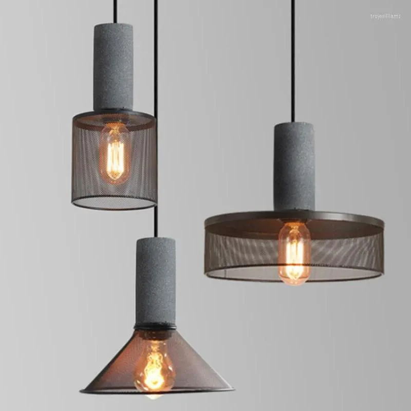 Lâmpadas pendentes de estilo industrial moderno Luzes LED lustres de lustres de lustre