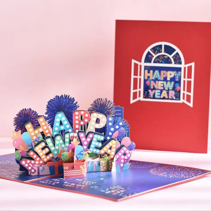 Carte Pop-Up 3D Avec Enveloppe Pour Saint-Valentin, Anniversaire, Carte