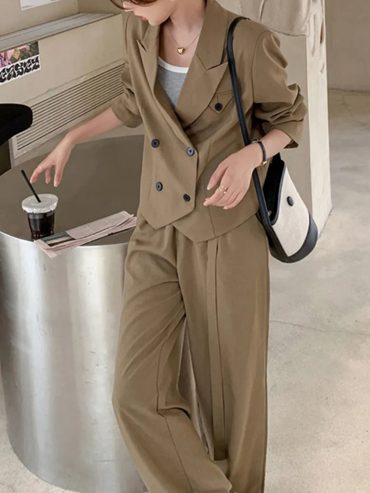 Abiti Da Donna Blazer Due Pezzi Pantaloni Da Donna Abiti Manica