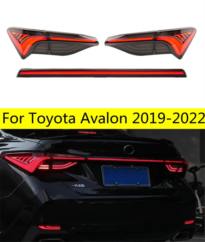 Samochód LED ogonowych światła dla Toyota Avalon 20 19-2022 Hamurek parking tylne światła tylna lampka skręcona światło sygnałowe Odwracanie Zatrzymaj tylne światło
