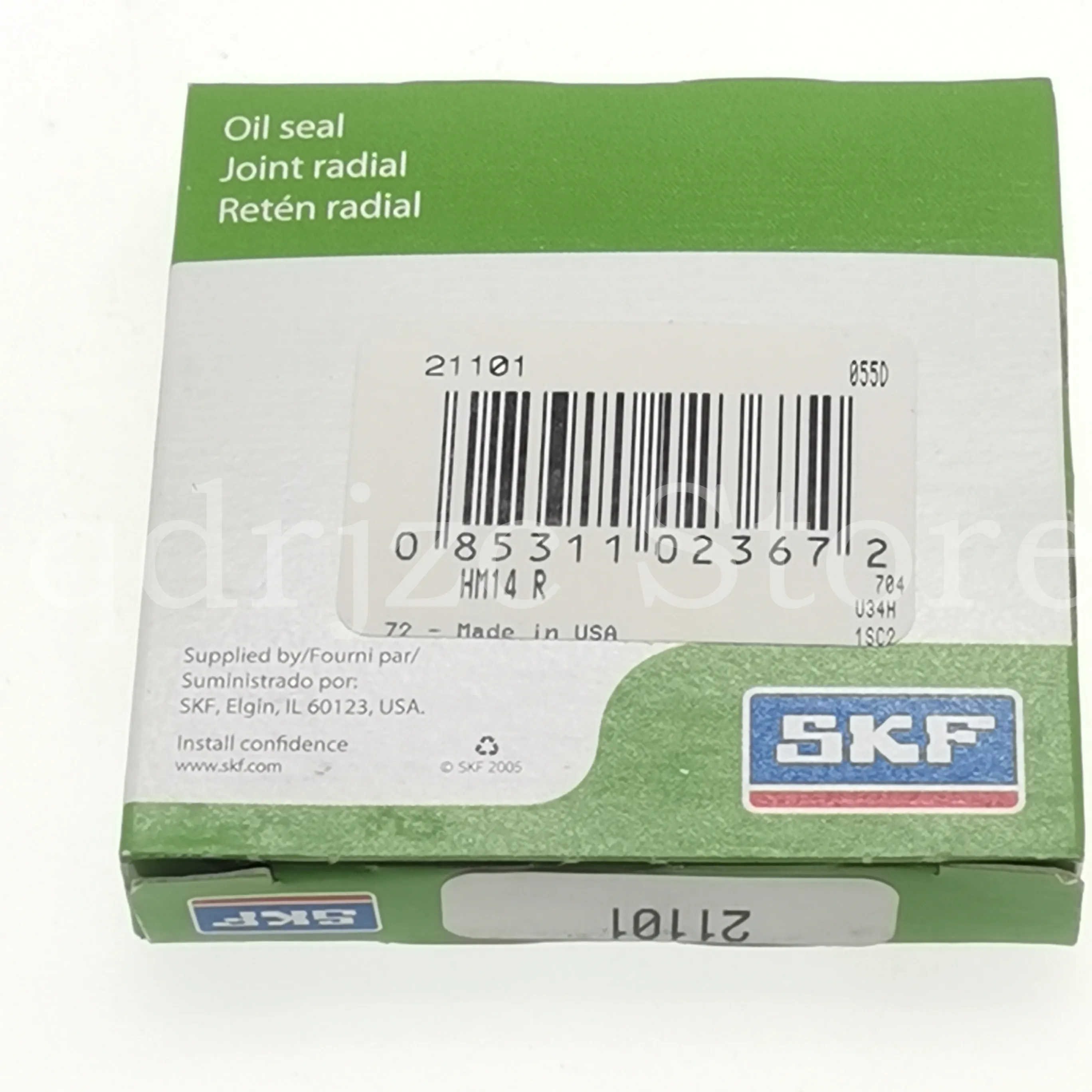 SKF OLIE HILLAGEN CR 21101 OLIE-SEAL 53.975MM X 73.03MM X 6.35MM