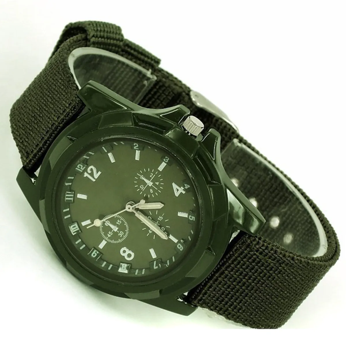 Orologi al quarzo da uomo impermeabili impermeabili per il tempo libero orologi da polso da uomo militari in tessuto con cinturino in tela militare orologi da polso sportivi Montres de luxe