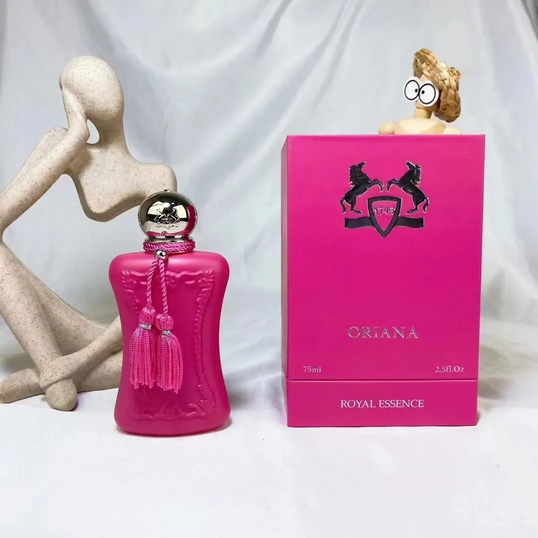 Refleador de alta qualidade Perfume de spray natural para mulheres delina la rosee colônia 75ml edp lady fragrância presente no dia dos namorados durar um perfume agradável duradouro