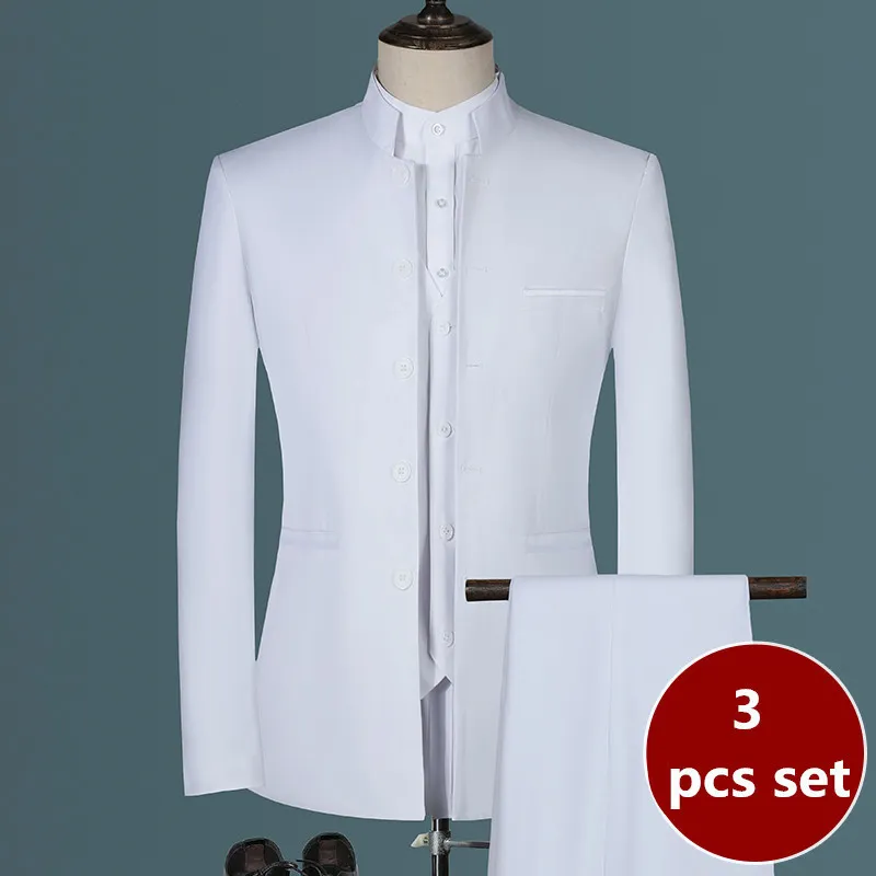 Chinese collar with blazer hot sale