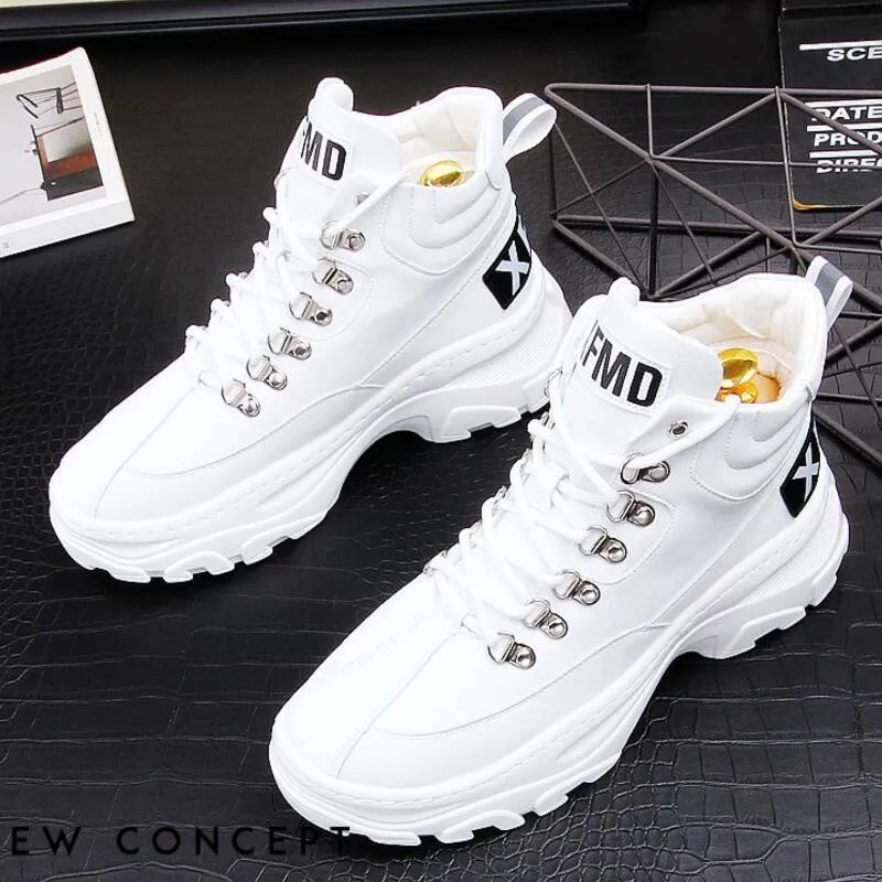 Boots Leather Zapatillas Men Multi-function Shoes Sneakers New Hombre Hip Ankle Boot for Men A1 12 777 883 829