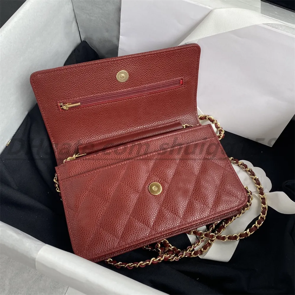 Top famous brand bags Fashion Shoulder Bas handbag Plaid purse Double letter solid buckle Sheepskin caviar pattern Women`s luxury Evening Bags