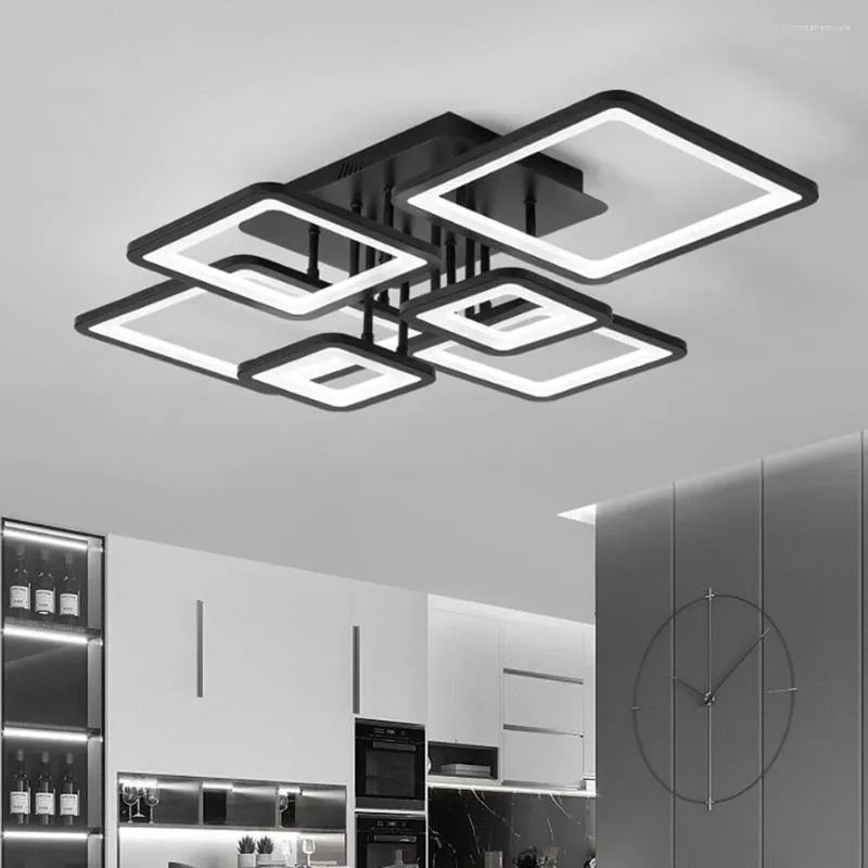 Kronleuchter 2022 Moderne LED-Kronleuchter Wohnzimmer Esszimmer Schlafzimmer Studie Glanz Memory-Funktion Krone Beleuchtung Lampe 9 Bestellungen