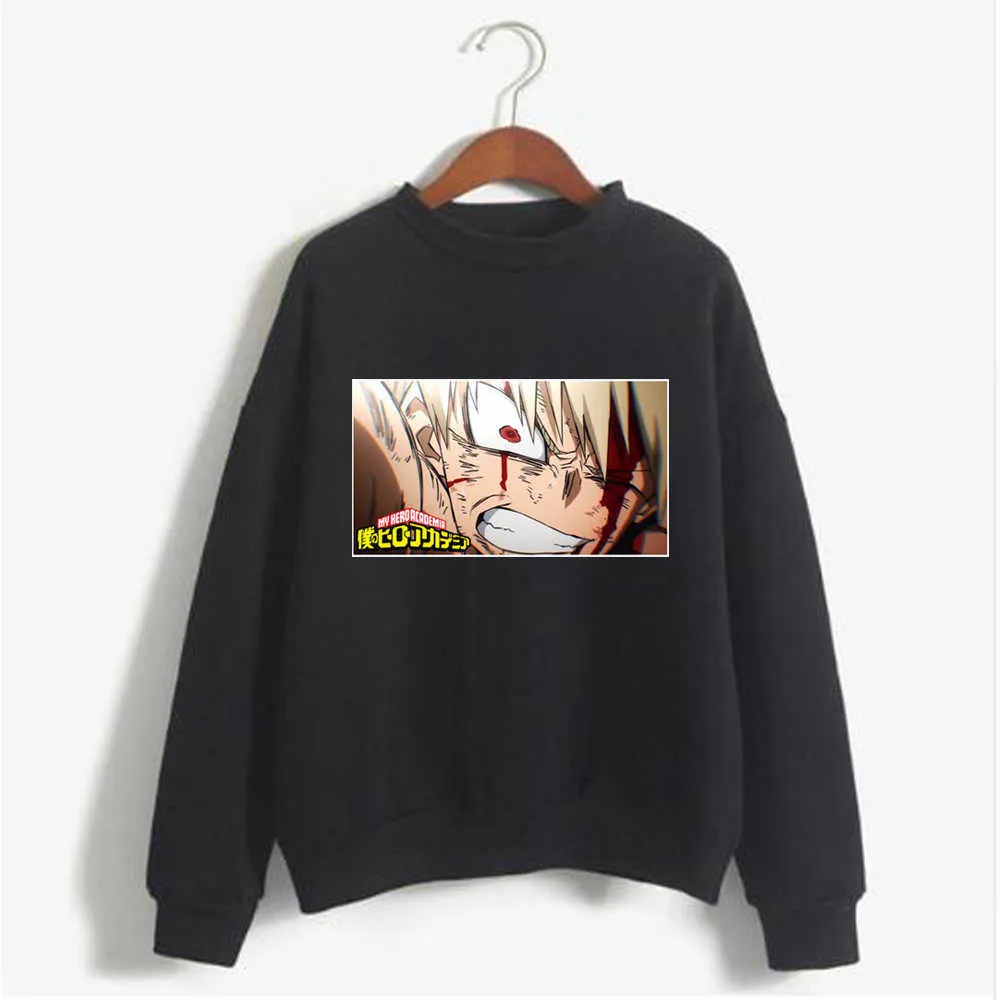 Men's Hoodies Sweatshirts Hoodie Sweatshirt My Hero Academia Bakugou Katsuki Izuku Midoriya All Might Print Cosplay Come Anime Women/Men Top G221008