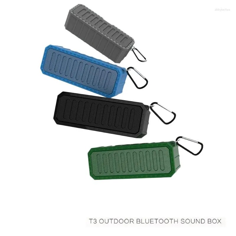 Alto -falantes combinados T3 Bluetooth Alto -impermeabilizante USB Audio Audio sem fio portátil 3.7V 6W