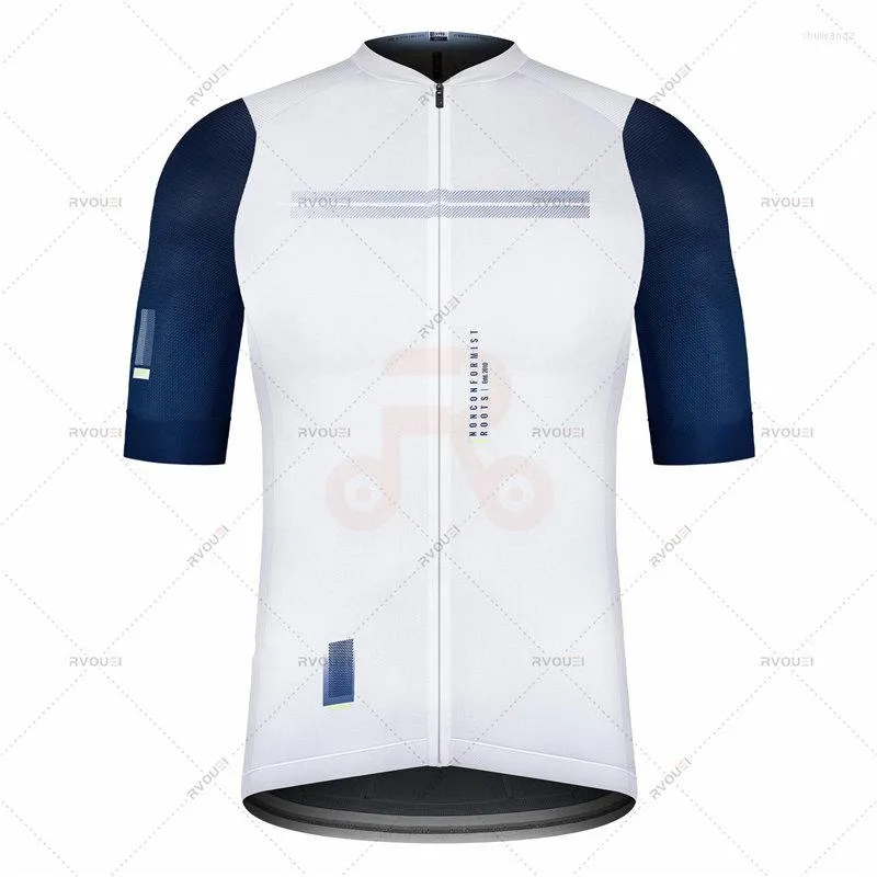 Rennjacken Spanien 2022 Team Sommer Radfahren Jersey Fahrradbekleidung Zyklus Fahrrad MTB Sportbekleidung Ropa Ciclismo für Herren Mountain Shirts