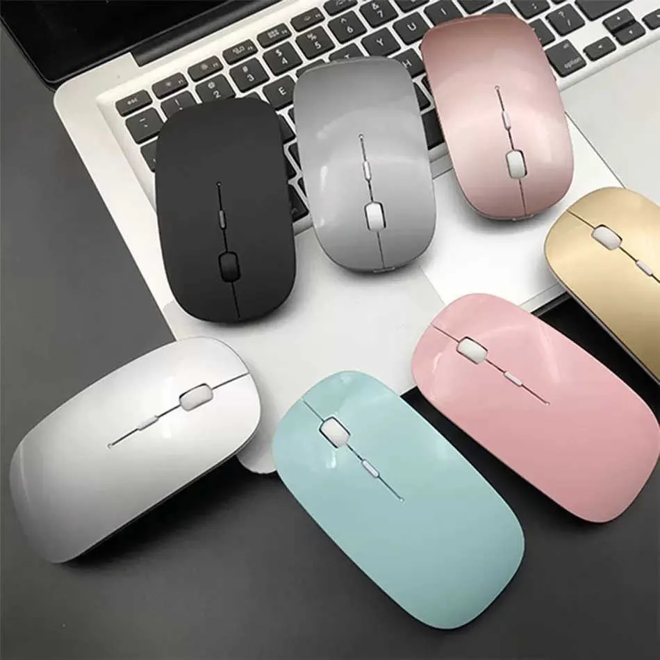 Mini Portable Computer Silent Silent Silent Reclable Mouse 2.4GHz USB الفئران البصرية للكمبيوتر المحمول الكمبيوتر الشخصي