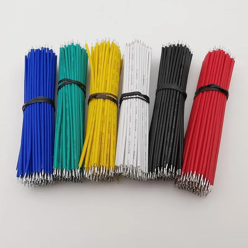 Verlichtingsaccessoires 100 stks Tinplated Breadboard Jumper Cable Draad 15 cm 24AWG voor Arduino 5 kleuren Flexibel twee uiteinden PVC elektronisch