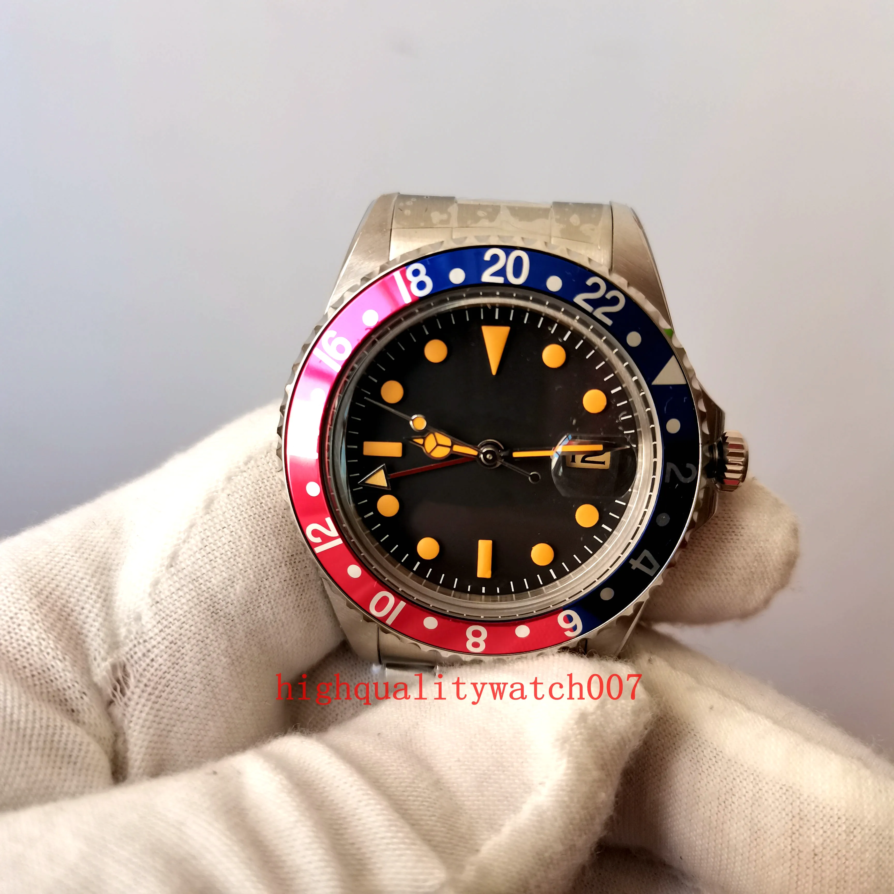 Original Box File high quality BP Watch New Version Men s Vintage 40mm Black Dial Sapphire Glass 1675 ETA 2813 Movement Automatic Movement Mens