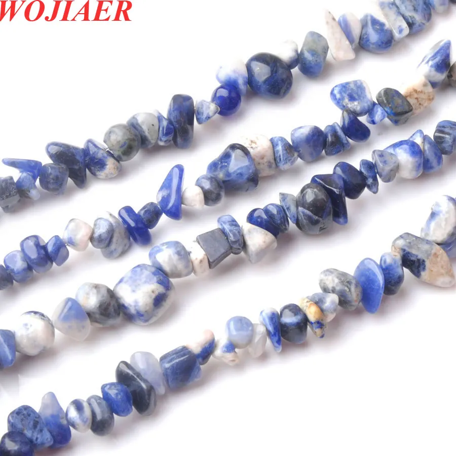 35inche Nugget Natural Stone Bads Chip Spacer Loose Made para Jóias Diy Fazendo Bracelet Acalhos por Wholesale BY925