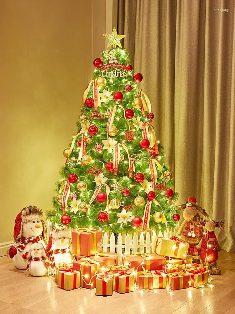 Décorations de noël ornements d'arbre de luxe flocon de neige fête cryptée artificielle Led année pour enfants Navidad décor à la maison 50