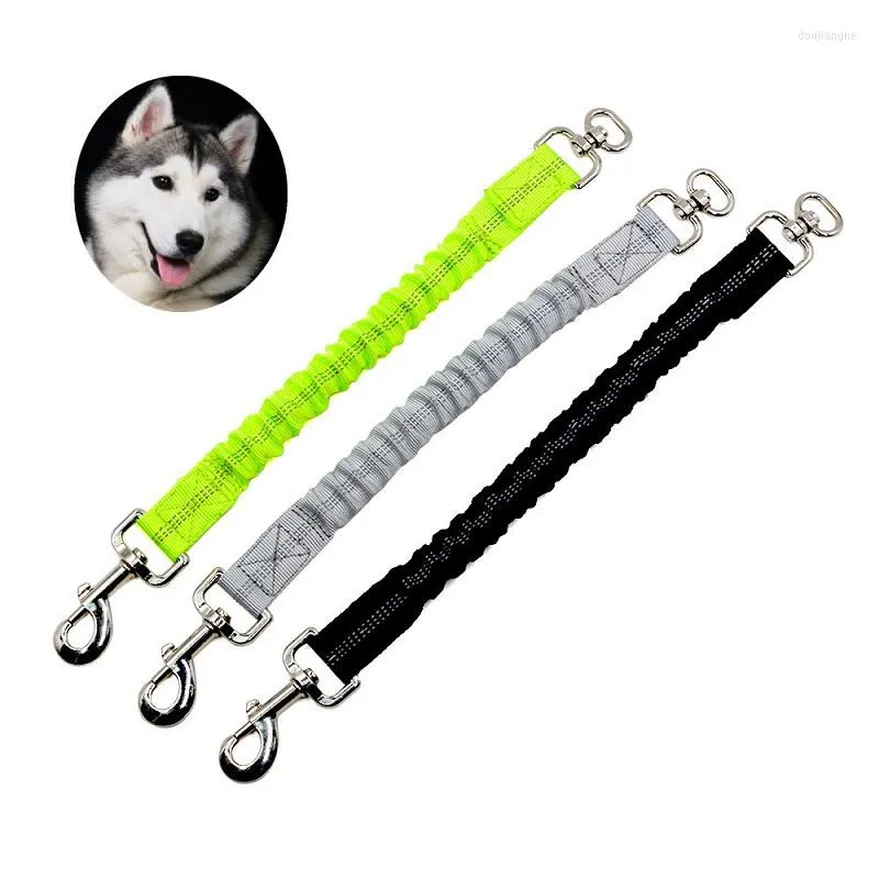 Collares para perros elásticos reflectantes, correa de plomo para mascotas, cuerda extensible antitensión, cinturón de extensión de tracción para gatos de 2,5 CM para perros