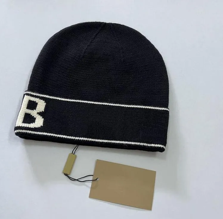 2022 mode av hög kvalitet beanie unisex stickad hatt Klassisk sportskalle mössor för kvinnor och män autym vinterhattar damer casual utomhus