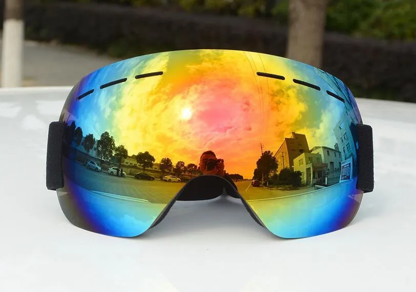 Óculos ao ar livre lente dupla UV400 anti-embaciamento grandes óculos de esqui esféricos óculos de neve snowboarding óculos de esqui esportes 221008