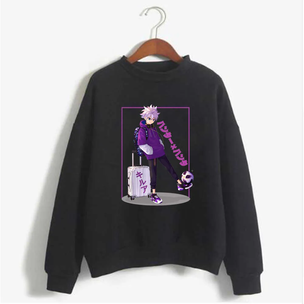 Heren Hoodies Sweatshirts Hoodie Sweatshirt Hunter X Hoodies Killua Zoldyck Print Cosplay Come Anime Women/Men Top G221008