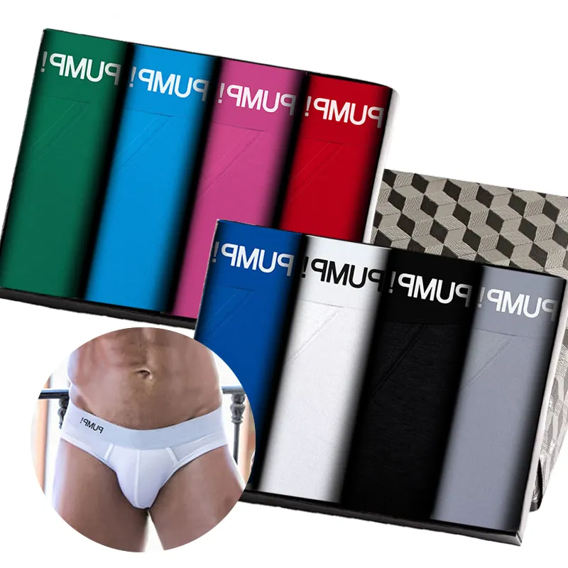 Majaki 8pcs Low talia Jockstrap Biecid Man Krótka moda bawełna gejowskie seksowne męskie majtki