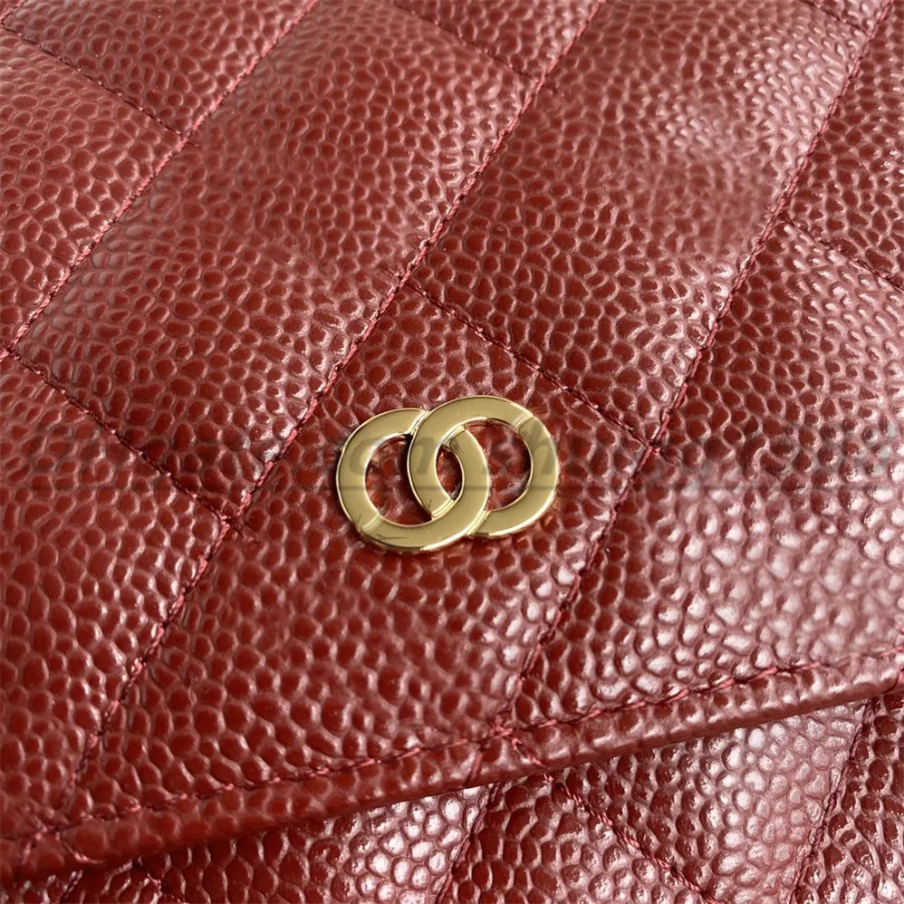Top famous brand bags Fashion Shoulder Bas handbag Plaid purse Double letter solid buckle Sheepskin caviar pattern Women`s luxury Evening Bags