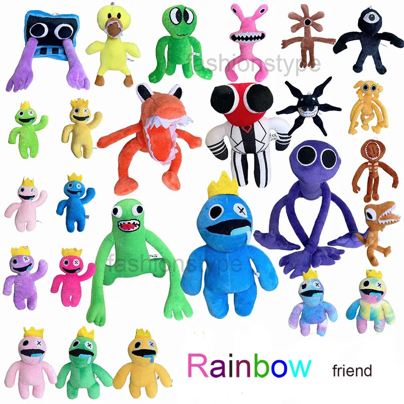 Jogo de inteligência Toys de pelúcia periférica Rainbow Friends Roblox 30cm