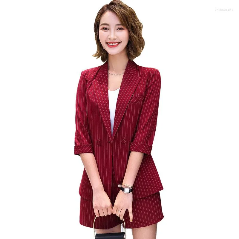 Women's Two Piece Pants Professional Trousers Suit Small Jacket Spring And Autumn Fashion Sleeve Casual Work Clothes Two-piece